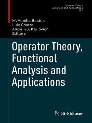 cover image of Operator Theory, Functional Analysis and Applications